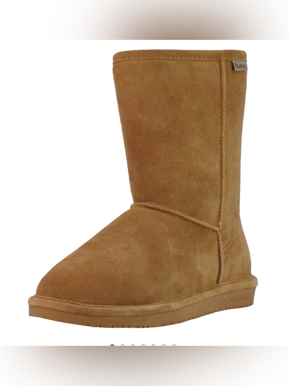 BearPaw Kids Classic Tall Chestnut Suede Boots Size 9